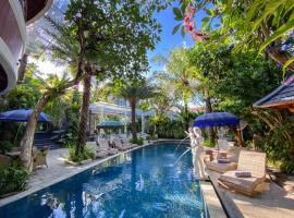 巴厘梦幻别墅回声海滩加努度假酒店，位于坎古的酒店