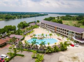 River Palm Hotel and Resort powered by Cocotel，位于Bugallon的酒店