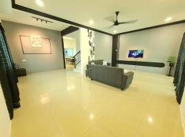 Air-home M1 Simpang near Aulong Econsave, 4BR, 10pax, Netflix，位于新邦的酒店