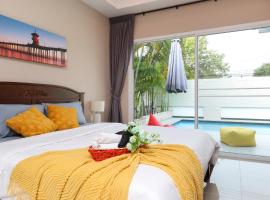 CityHouse-OSCAR,pool villa 4Bedrooms-Jacuzzi-walking Street 10min，位于南芭堤雅的度假屋