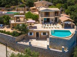 Villa Ozias a modern,spacious, swimmig pool villa.，位于盖奥斯的酒店