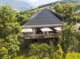 Superbe ferme rénovée en chalet de luxe en PLEINE NATURE