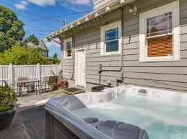 Walk to Williams District Home with Hot Tub and Patio
