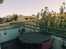 Studio proche de la gare avec le calme des vignes.