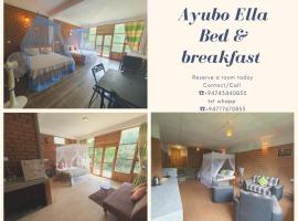 Ayubo Ella - Bed & Breakfast，位于埃拉的木屋