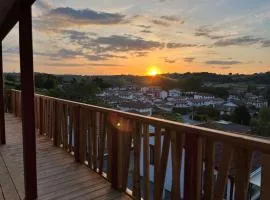 Chalet Eguzkitsua 3 étoiles avec piscine et barbecue - pays basque -