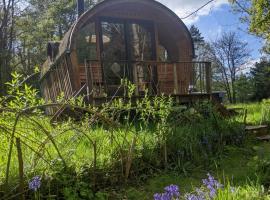 Caban Delor. Off-grid glamping experience. Walking distance into Caernarfon. 20-min drive to Snowdonia or Anglesey.，位于卡纳芬的露营地