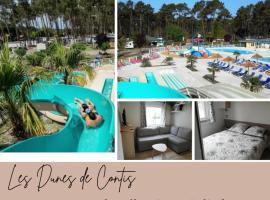 Sbvacances TOUT CONFORT 2ch et 1sdb, environnement CALME et VERDOYANT dans camping 4 étoiles，位于波讷地区圣朱利安的酒店