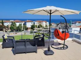 Sea and Mountain View Beachfront Penthouse