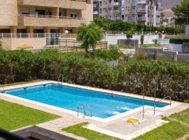 Apto nuevo en Aguadulce,1 Hab, piscina, aire y WiFi，位于阿瓜杜尔塞的度假短租房