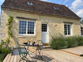 Loue charmante maison de vacances à 10 mns de Bellême (61)，位于Saint-Martin-du-Vieux-Bellême的酒店
