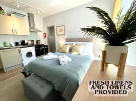 Cute and cosy studio in a Fantastic Location! BISHOPS STORTFORD，位于彼索普斯托福的酒店