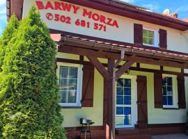 Barwy Morza - domki，位于罗威的木屋