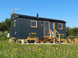 Luxury Shepherd Hut in the Peak District，位于贝克韦尔的木屋