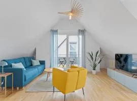 Design-Apartment - Küche - Balkon - Tiefgarage