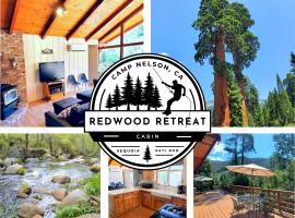 Redwood Retreat, Mountains, Adventure and Nature，位于Ponderosa的酒店