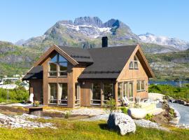 The Magic View of Lofoten，位于索尔瓦根的木屋