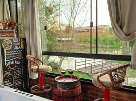 Cabana Aconchego do Recanto，位于São Valentim do Sul的酒店