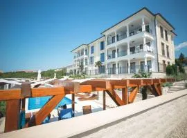 Beachfront apartment with pool, panoramic sea view - by Traveler tourist agency Krk - ID 2390