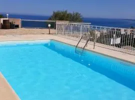 Appartement Vue Mer a Bastia terrasse et piscine privee