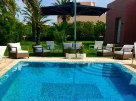 3 bedrooms villa at La Marsa 400 m away from the beach with private pool enclosed garden and wifi