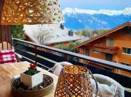 Window on Crans Montana, Appartement avec vue sur les Alpes，位于克莱恩 蒙塔纳的度假屋