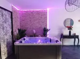 Évasion romantique avec jacuzzi intérieur