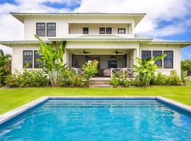 Plantation-Style Home with Pool- Alekona Kauai，位于科洛阿的酒店