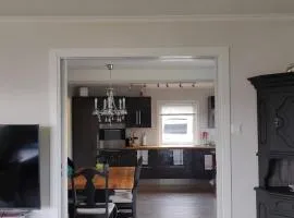 Hus med utsikt på leira . 4 sengeplasser.