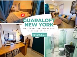 GUARALOFT NEW YORK Centro de Guarapari，位于瓜拉派瑞阿雷亚·普雷塔海滩附近的酒店