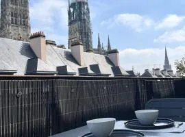 France, Normandie, Rouen Hyper centre, 3 étoiles