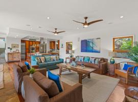 Custom 4br Home Walking Distance to Beach - Alekona Kauai，位于科洛阿的酒店