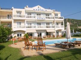 Kavala Beach Hotel apartments，位于伊拉克里萨的公寓式酒店