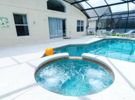 201 Hideaway beach 4 beds - pool&spa，位于基西米的酒店