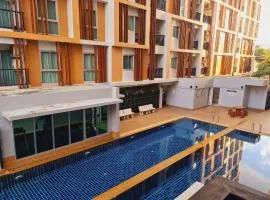1 Double bedroom Swimming pool Apartment for Rent in UdonThani With Gym Laundry