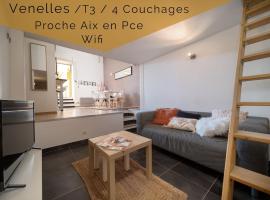 Appartement tout équipé 4 couchages avec terrasse et Parking，位于沃内勒的酒店