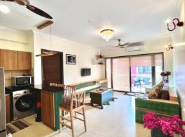 04-JenVin Luxury Homes - Pool view 1bedroom Apartment, North Goa，位于果阿旧城的酒店