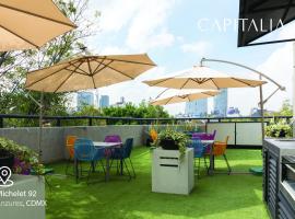 Capitalia - Apartments - Anzures，位于墨西哥城的公寓式酒店