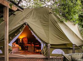 TENTE HERISSON BOHEME 4 PERSONNES Camping Lou cantou Cévenol，位于昂迪兹的酒店