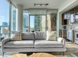 Downtown 1br w gym deck wd nr 6th St bars ATX-20，位于奥斯汀的酒店