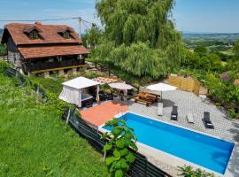 Gorgeous Home In Sveti Ivan Zelina With Jacuzzi，位于Sveti Ivan Zelina的乡村别墅