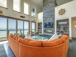 Oceanfront Home with Hot Tub, Sauna, 8 Mi to Newport