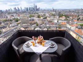 Luxus Apartment mit Skyline View.，位于美因河畔法兰克福的酒店