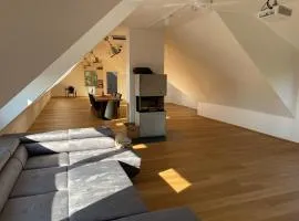 Salzburg-Loft im Stadtteil Leopoldskron-Moos 120qm mit Balkon & Untersbergblick