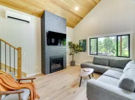 Modern Lakeside Cabin with Mountain Views and Hot Tub!