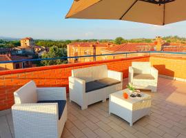 [Siena] Appartamento con splendido terrazzo，位于Presciano的公寓