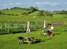 Knapp Farm Glamping Lodge 2，位于Corscombe的露营地