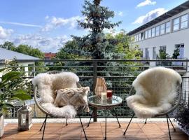 BALI HOME Stylische Wohnung mit Terrasse，位于舍讷费尔德的酒店