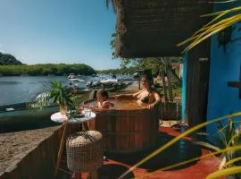 Casinha Azul Caraíva - casa completa na beira do Rio