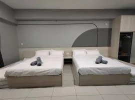 We Stay Studio Room Aeropod Near Airport,KKCity,TgAru Beach-6Pax